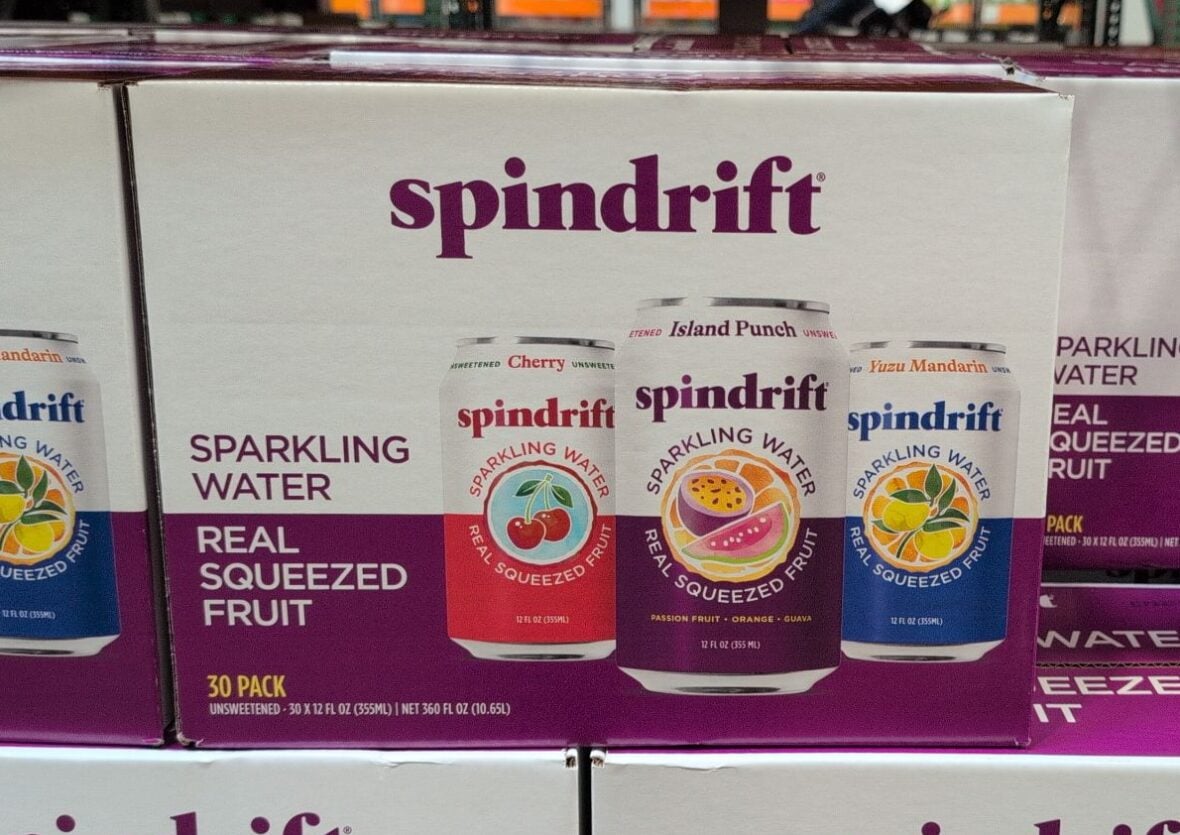 Spindrift Cherry Variety Sparkling Water at Costco