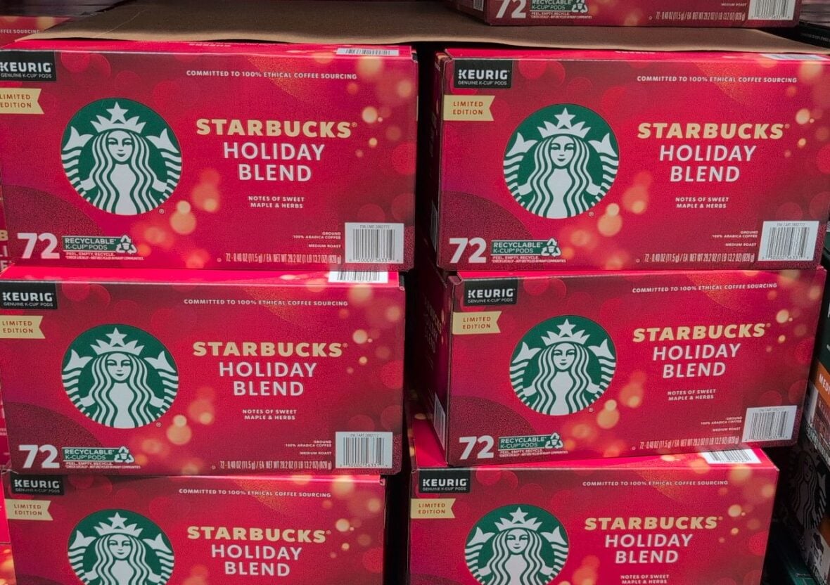 Starbucks Holiday Blend K-Cup Pods at Costco
