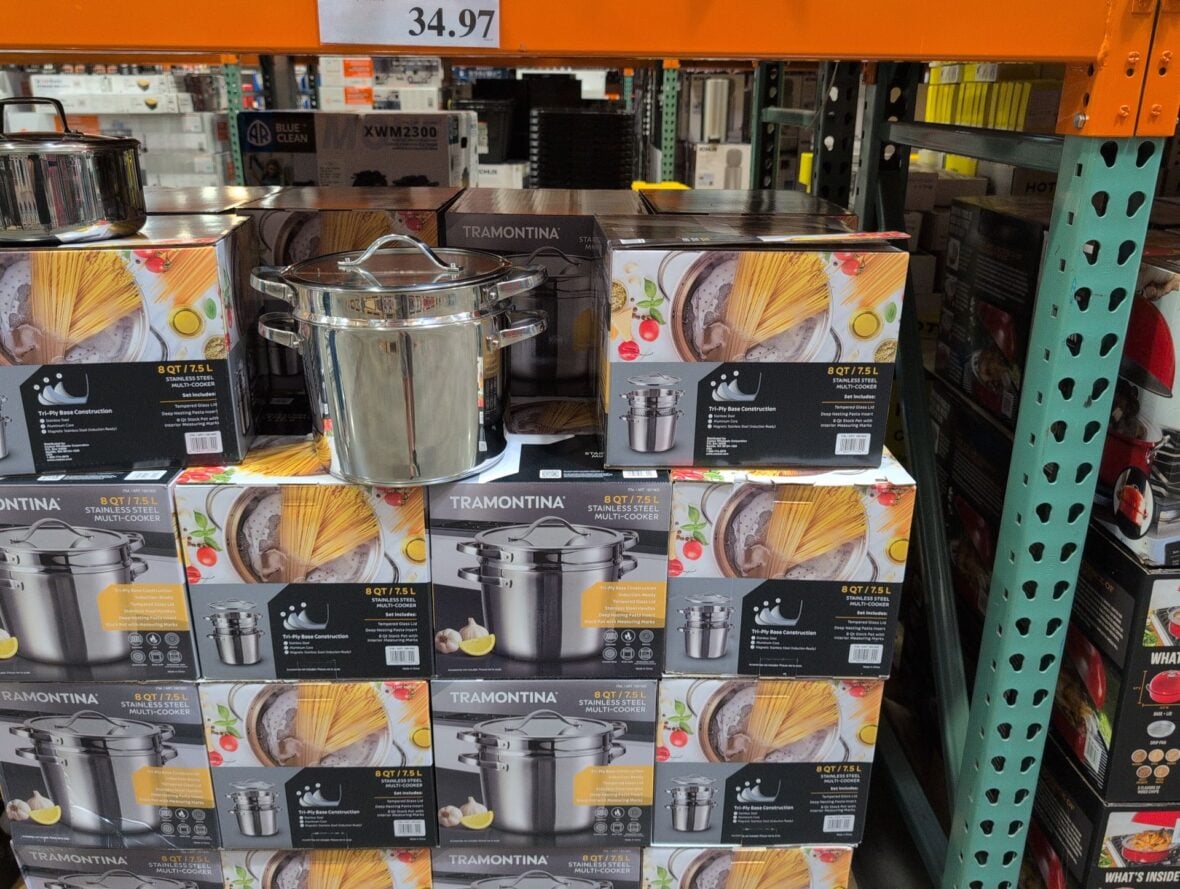 Tramontina Stainless Steel 80t Multi-cooker at Costco