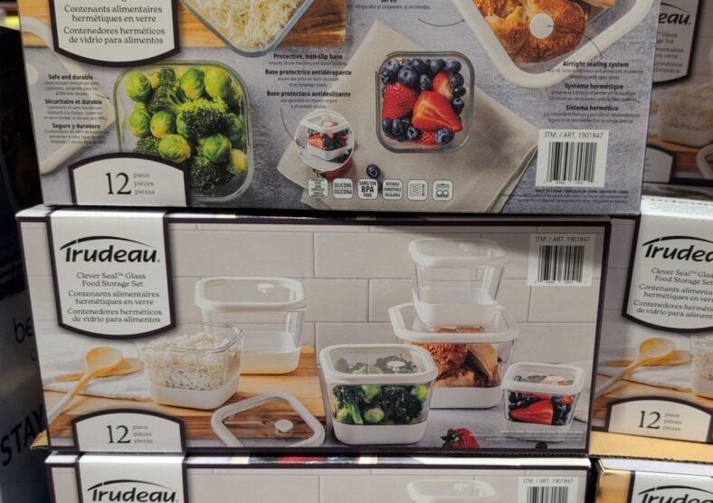 Trudeau Clever Seal Glass Food Storage Set at Costco
