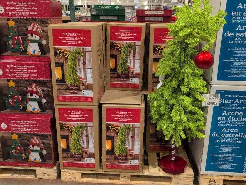 4.5' Whimsical Tree Pre-Lit with LED Lights at Costco