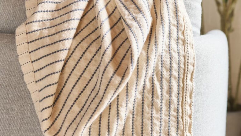 Avocado Organic Cotton Throw