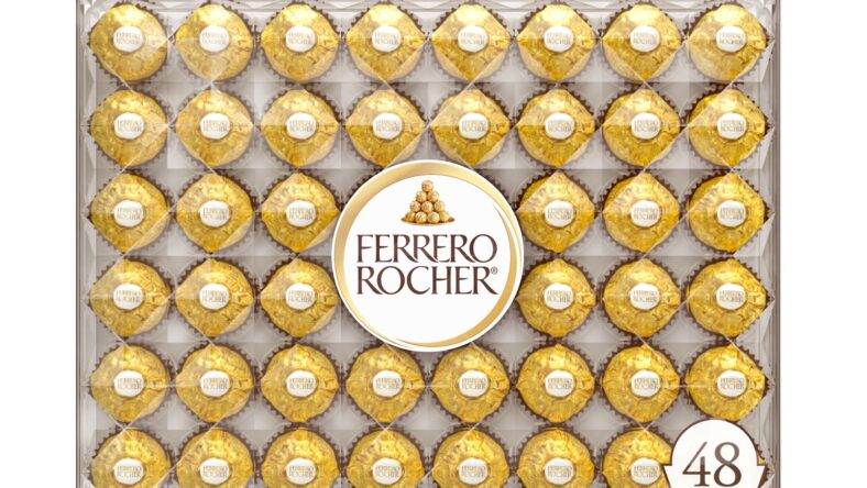 Ferrero Rocher Milk Chocolate Hazelnut Candy