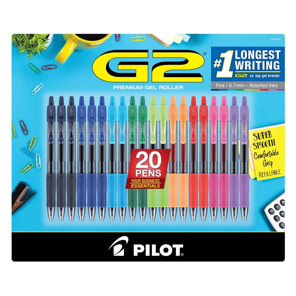 Pilot G2 Pens Assorted Colors