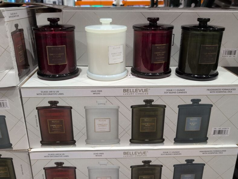 Bellevue Luxury Glass Jar Candles at Costco