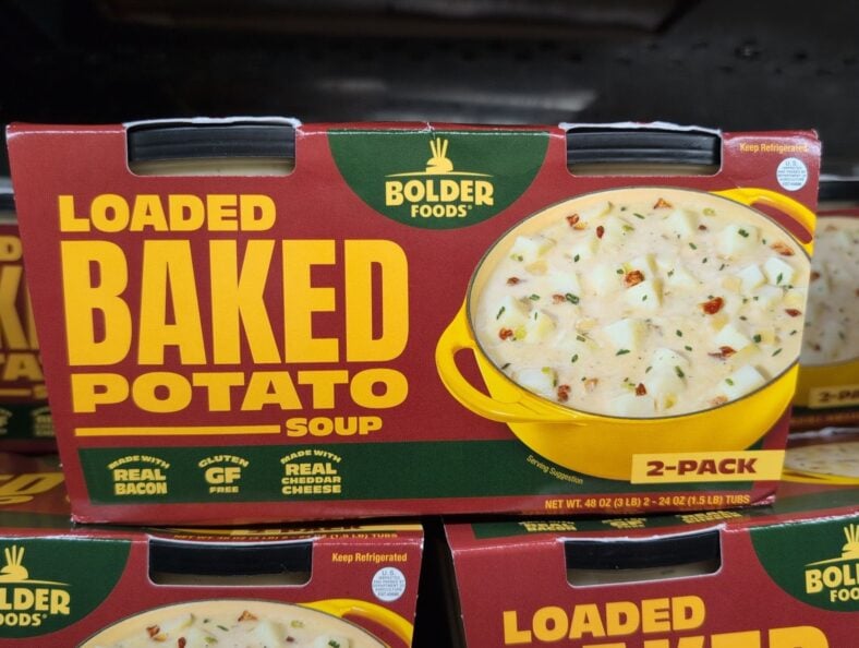 Bolder Foods Loaded Baked Potato Soup at Costco
