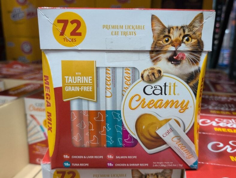 Catit Creamy Lickable Cat Treats at Costco