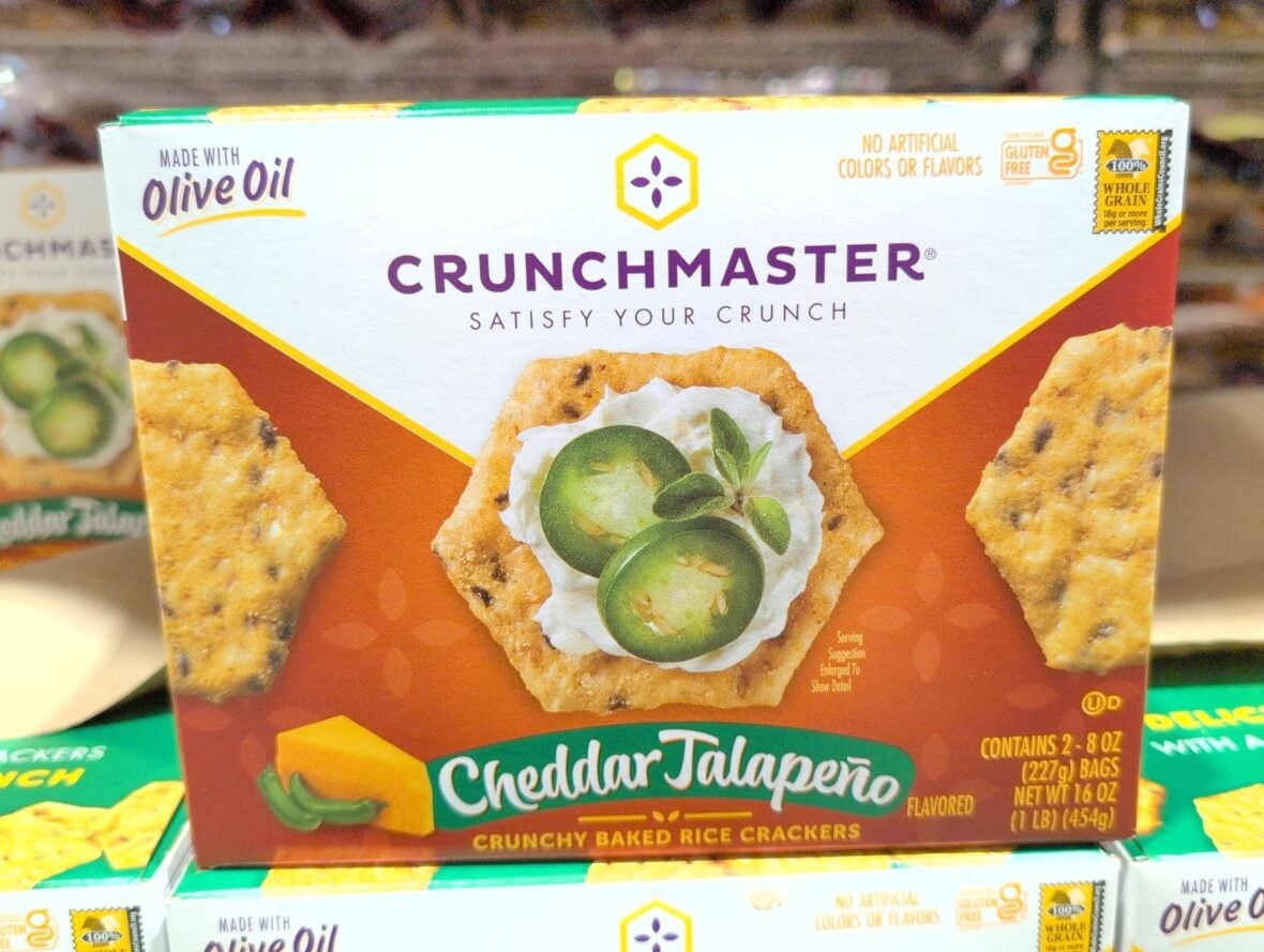 Crunchmaster Cheddar Jalapeno Crackers at Costco
