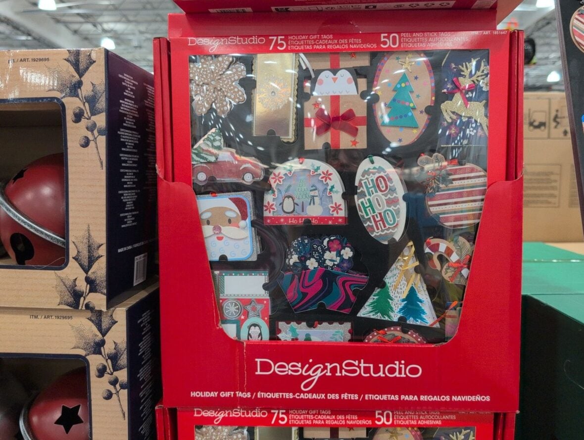 Design Studio Holiday Gift Tags and Stickers at Costco