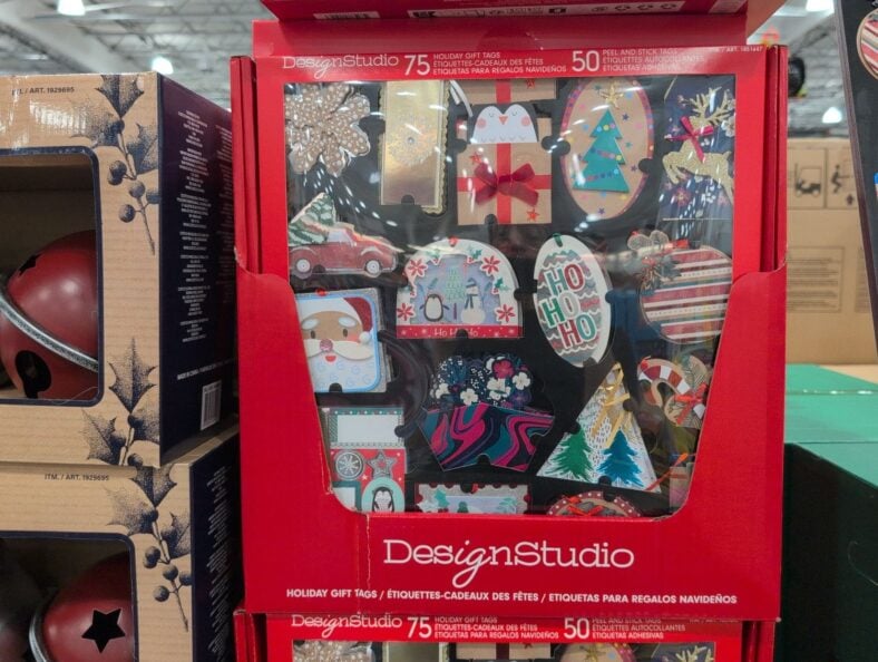 Design Studio Holiday Gift Tags and Stickers at Costco