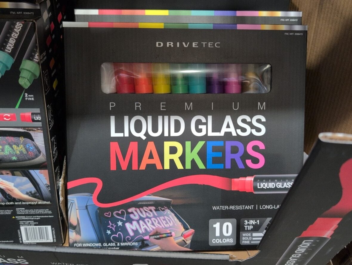 DriveTec Premium Liquid Glass Markers at Costco
