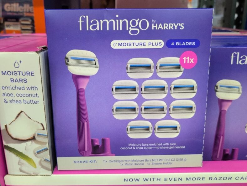 Flamingo by Harry's Razor Set at Costco