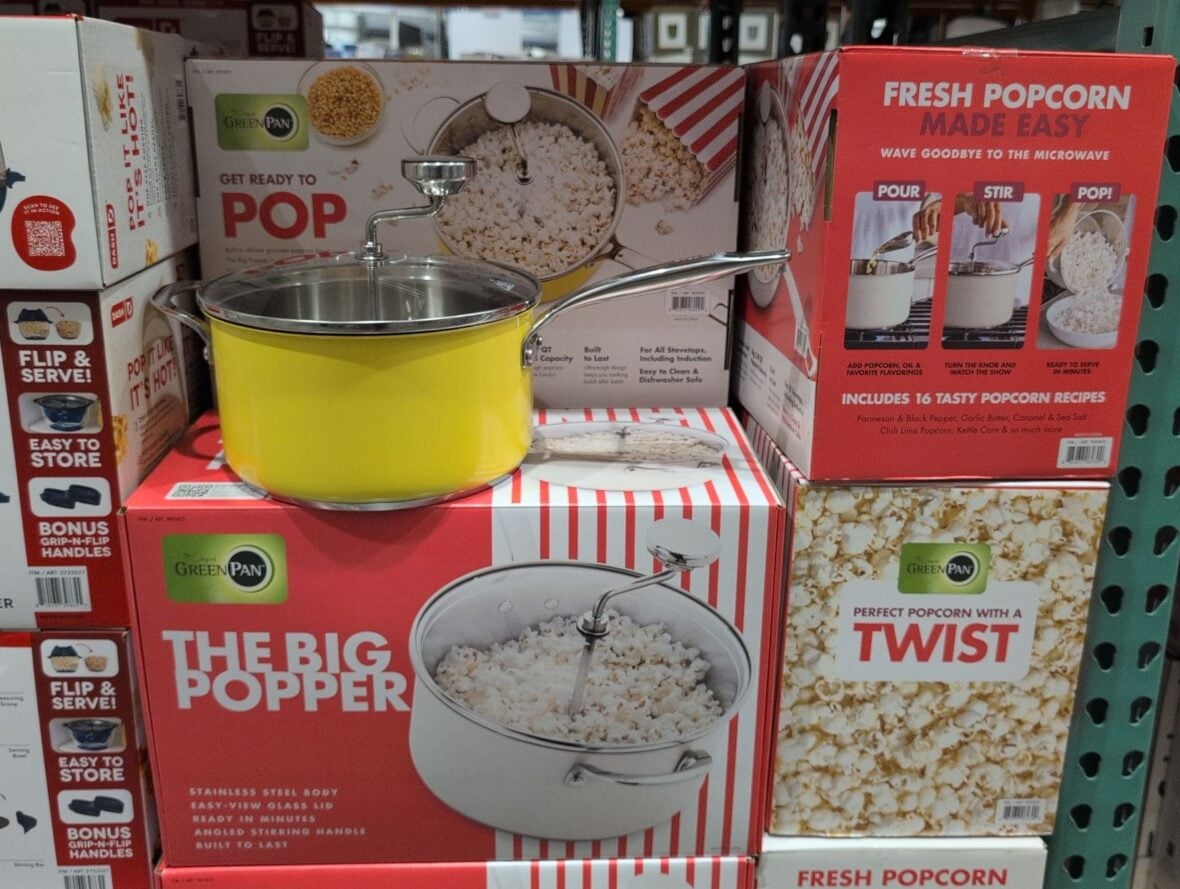 GreenPan The Big Popper Popcorn Popper at Costco