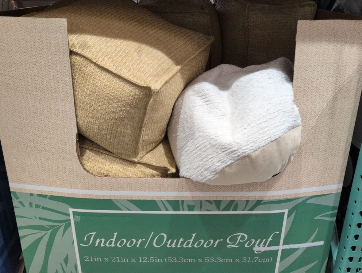 Hermosa Indoor/Outdoor Pouf at Costco
