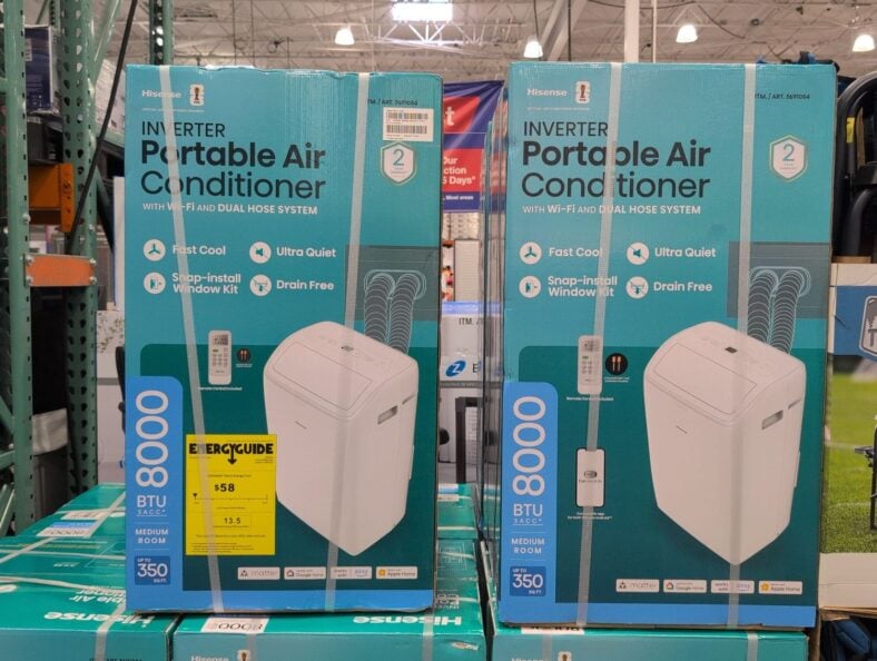 Hisense 8000 BTU Portable Air Conditioner at Costco
