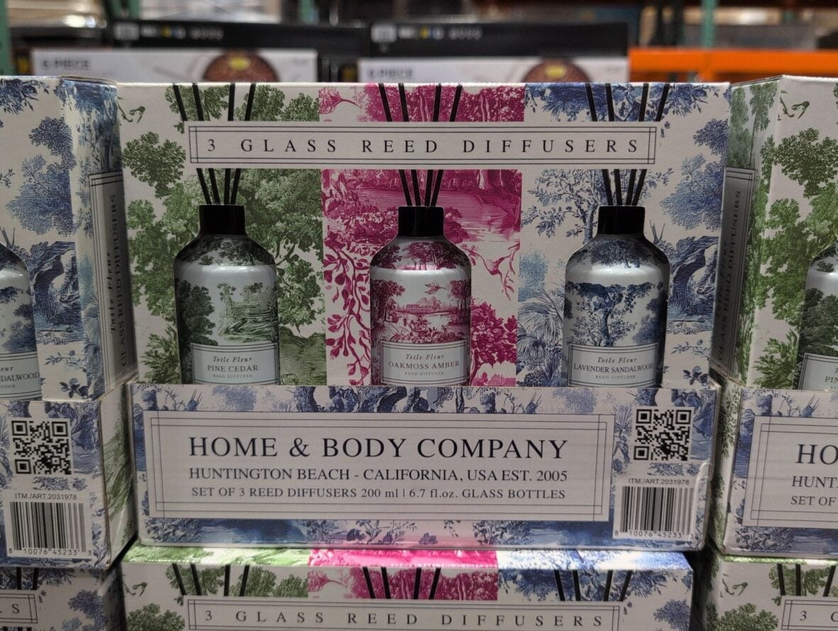 Home & Body Company 3 Glass Reed Diffusers at Costco