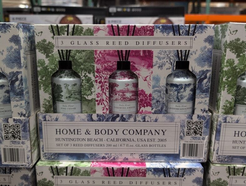 Home & Body Company 3 Glass Reed Diffusers at Costco