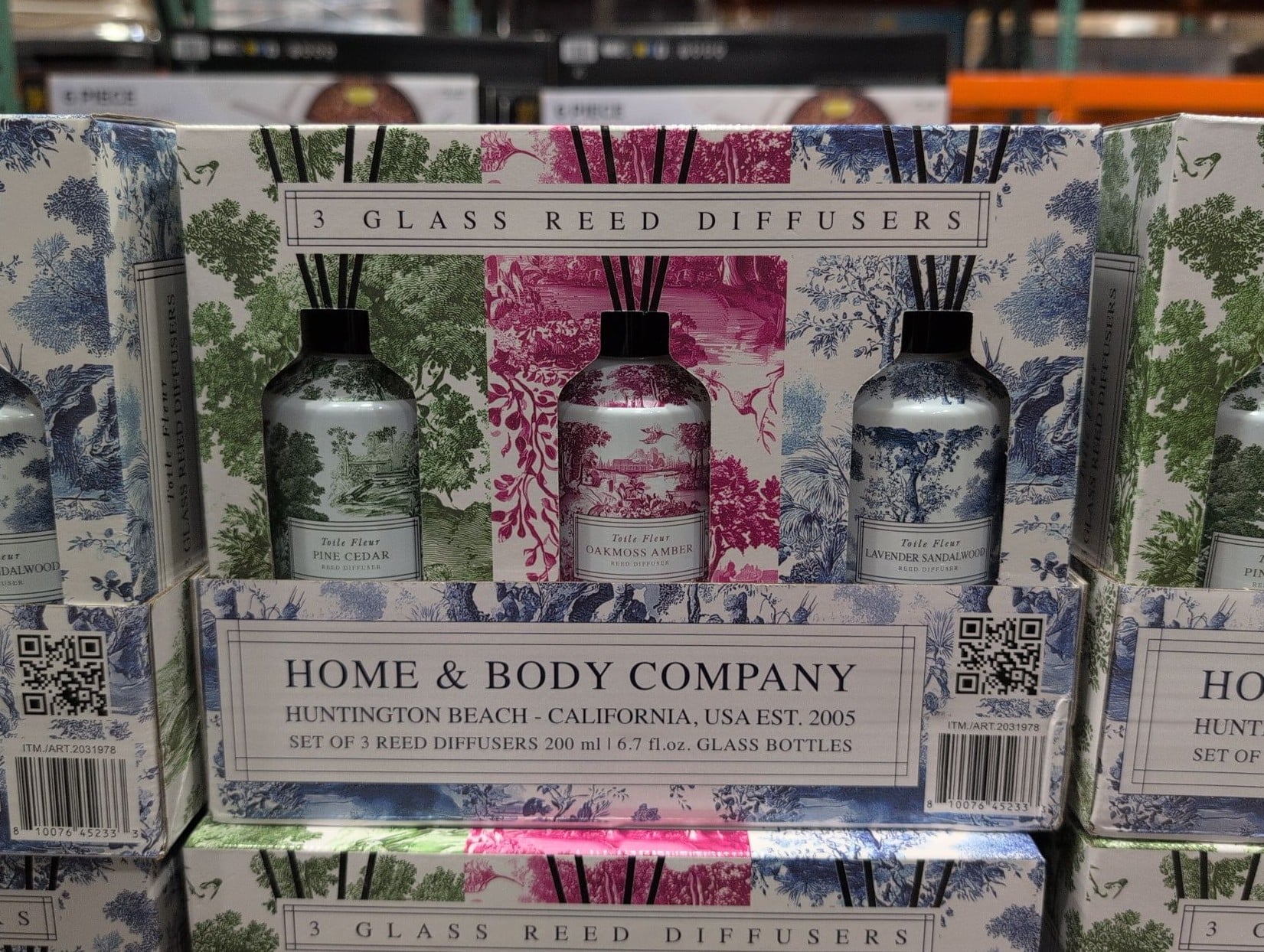 New Product: Home & Body Company 3 Glass Reed Diffusers