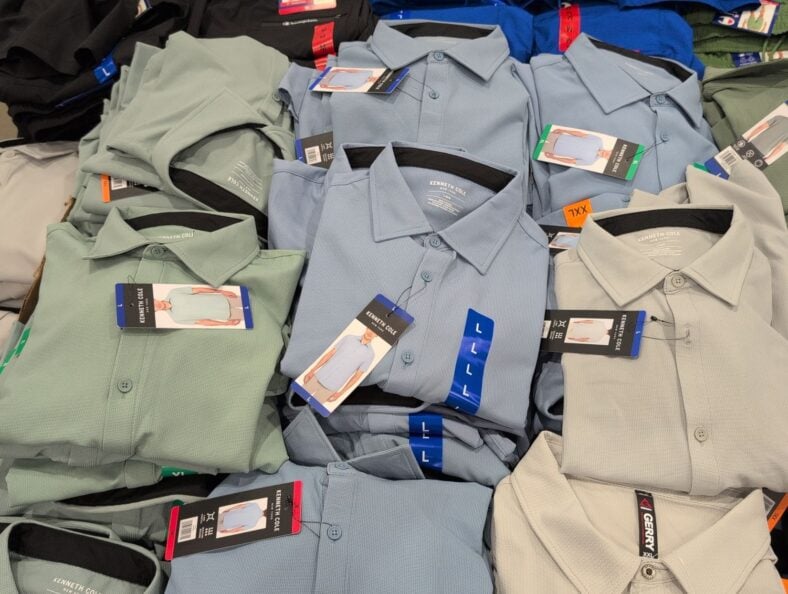 Kenneth Cole Men's Short Sleeve Button Up Shirt at Costco