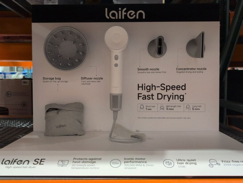 Laifen SE Hair Dryer With Travel Bag at Costco