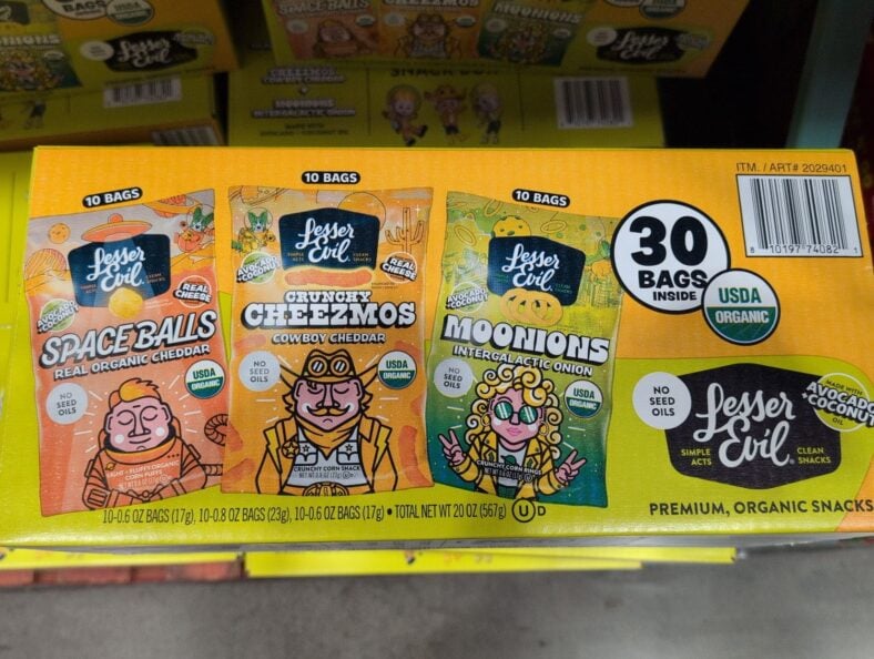 LesserEvil Organic Snack Box at Costco