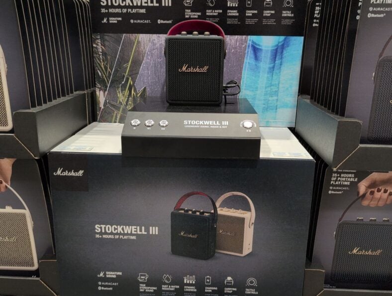 Marshall Stockwell III Black Portable Bluetooth Speaker at Costco