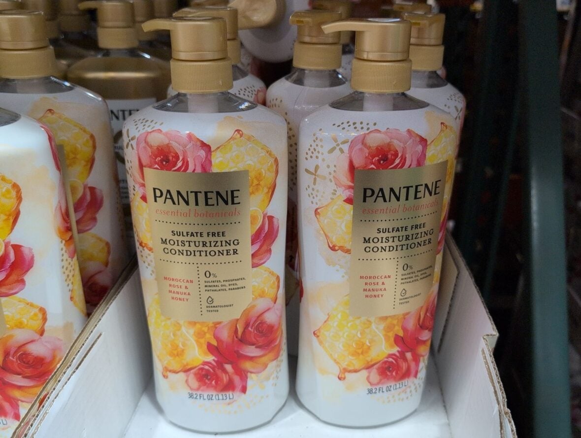 Pantene Essential Botanicals Rose + Honey Conditioner at Costco