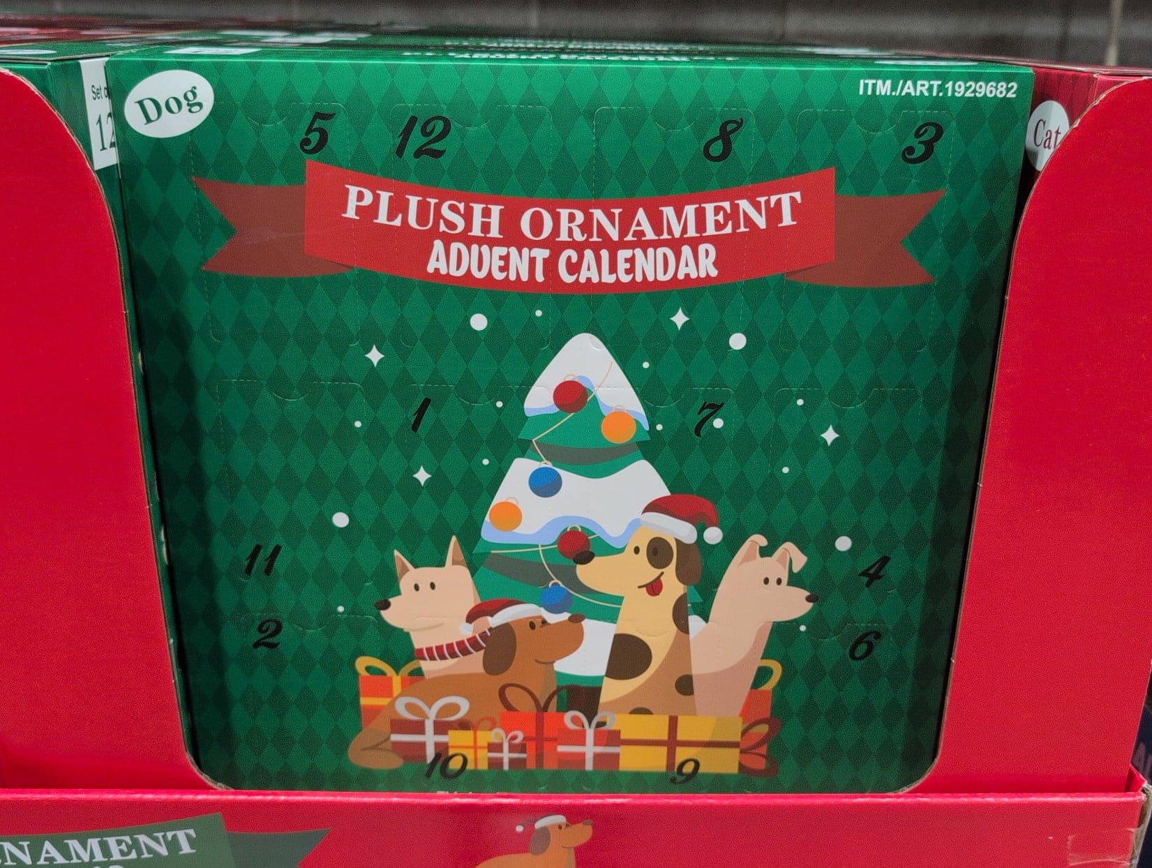 Plush Ornament Advent Calendar