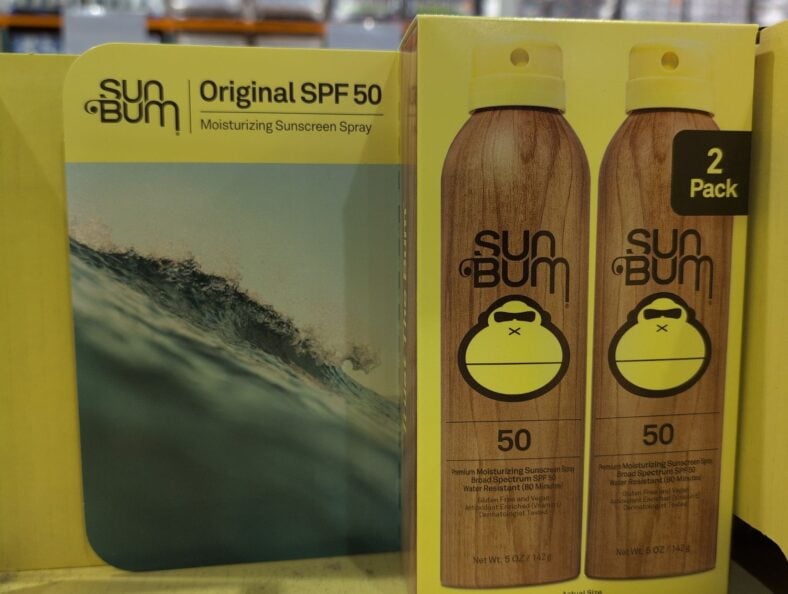 Sun Bum Original SPF 50 Sunscreen Spray at Costco