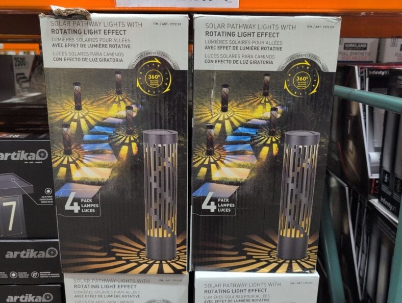Test Rite Bollard Solar Rotating Lights at Costco