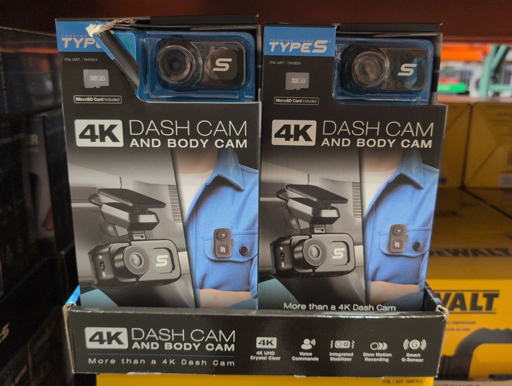 Type S 4K Dash Cam and Body Cam