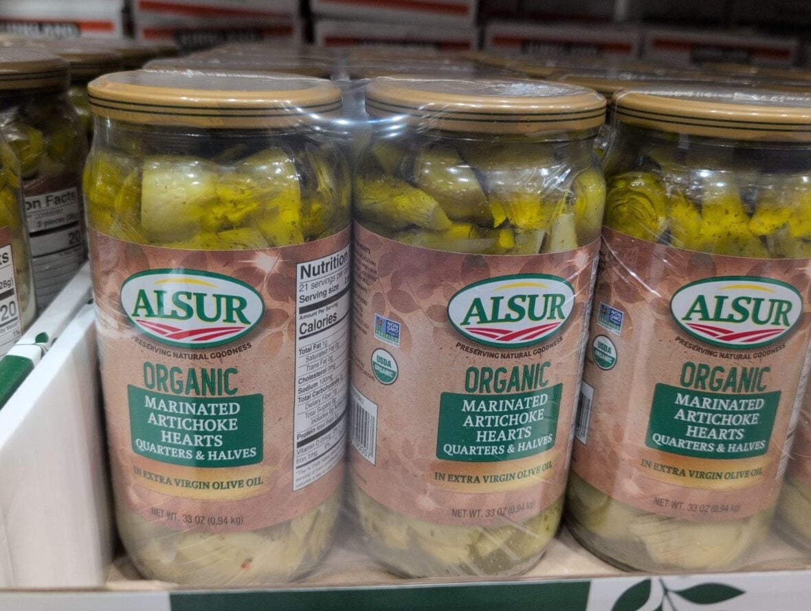 Alsur Organic Marinated Artichoke Hearts at Costco
