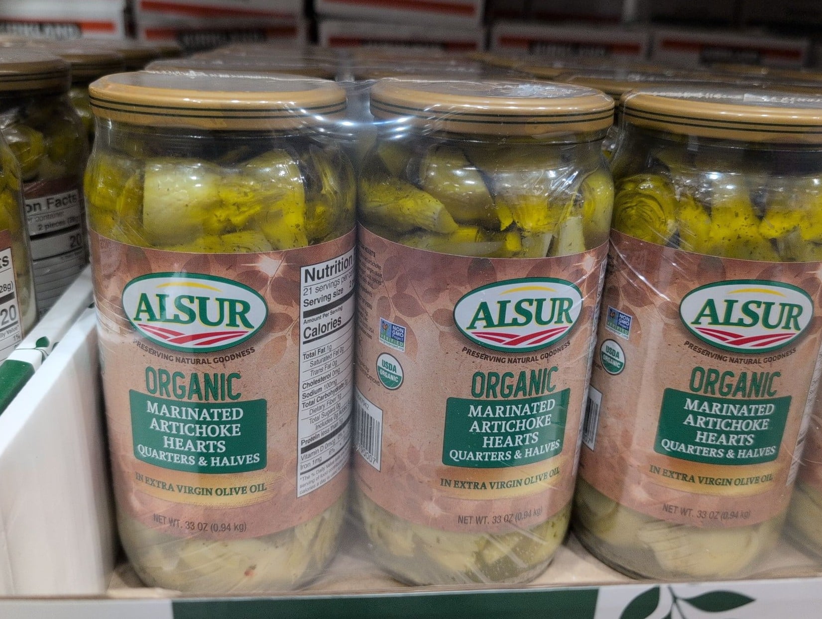Alsur Organic Marinated Artichoke Hearts