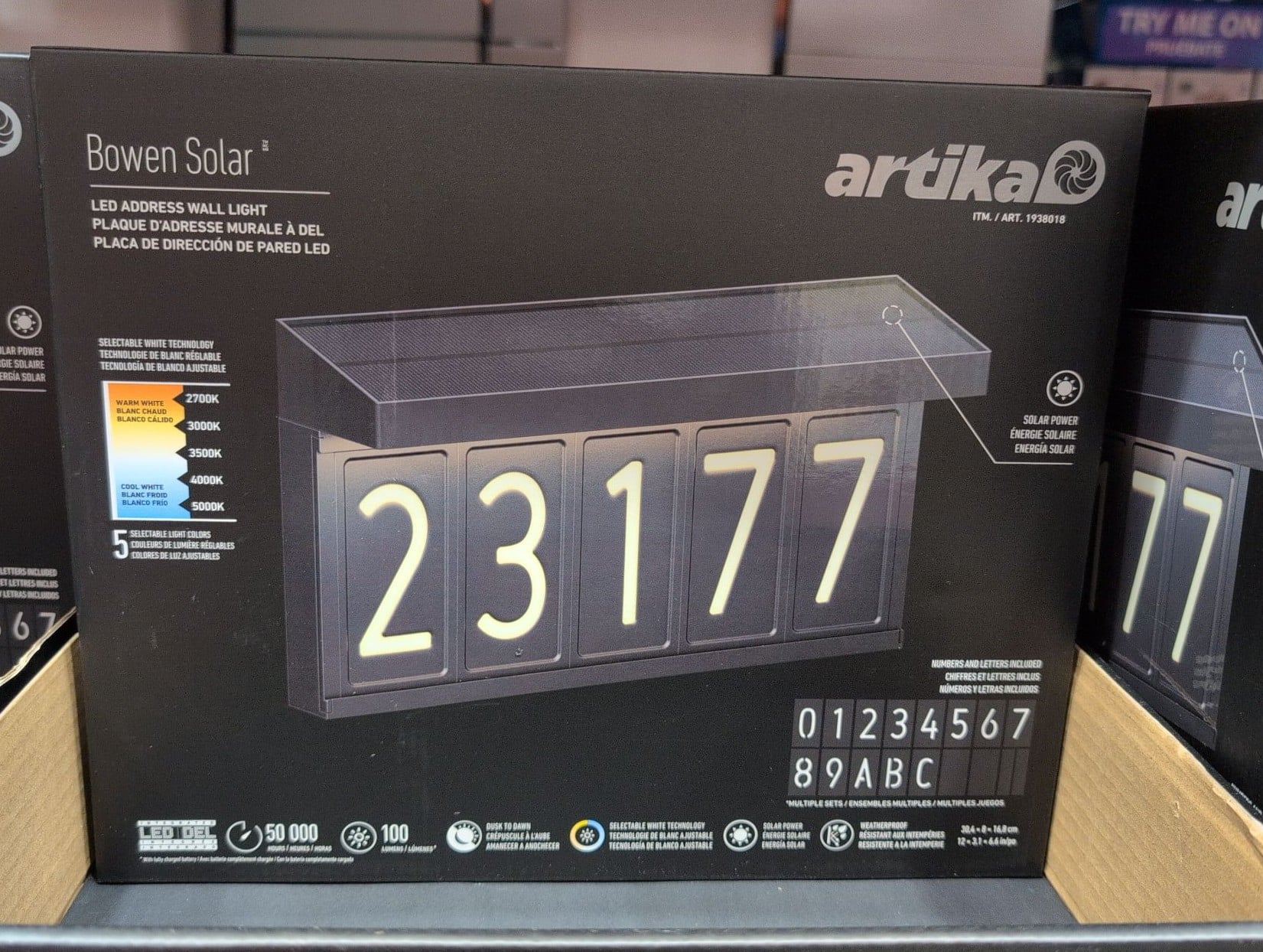 New Product: Artika Bowen Solar Address Sign