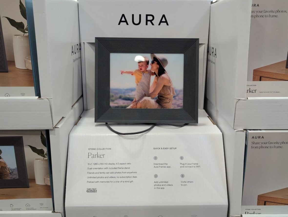 Aura Parker Digital Picture Frame at Costco