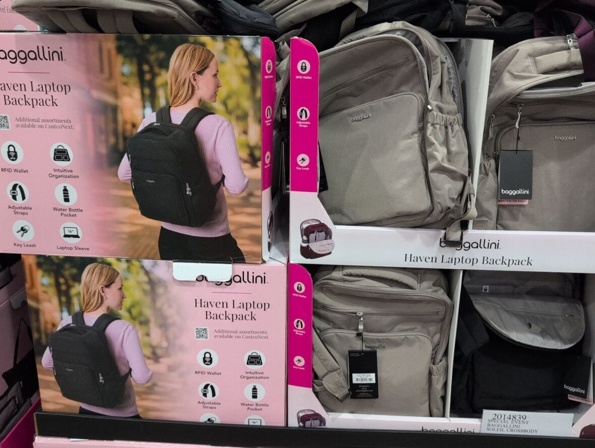 Baggallini Haven Laptop Backpack at Costco