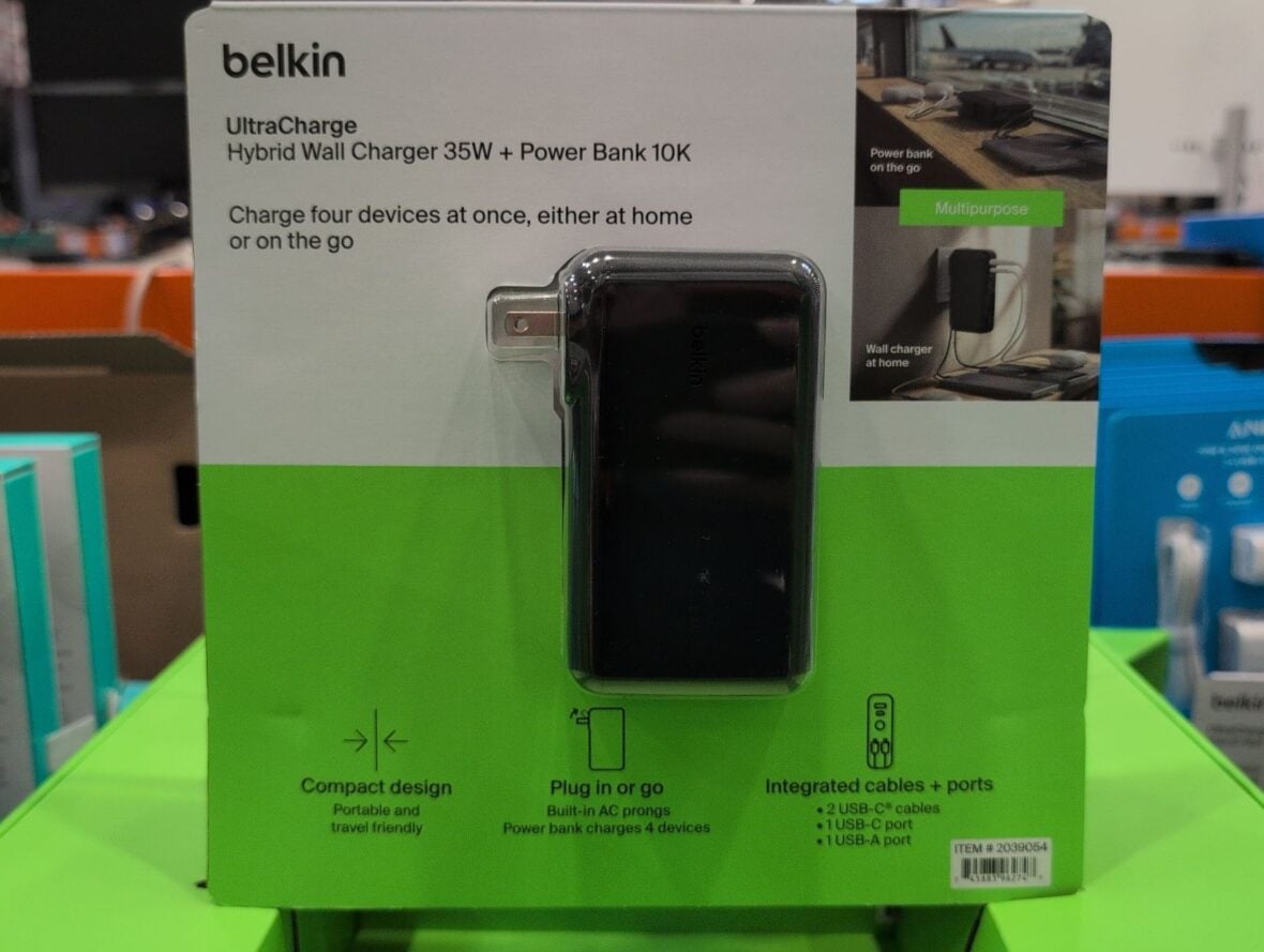 Belkin UltraCharge 10K + 35W Power Bank & Charger at Costco