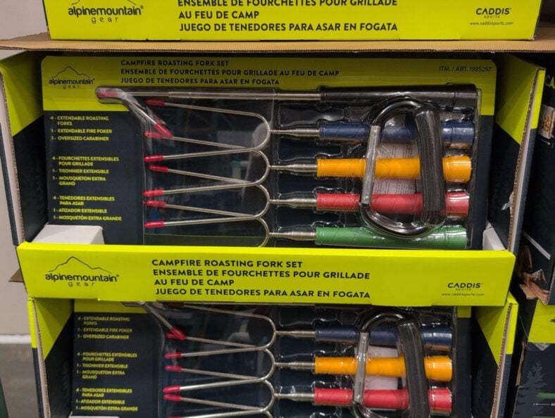 Caddis Campfire Kit Retractable Roasting Forks at Costco