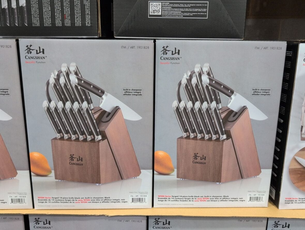 Cangshan Teton Knife Block 14-Piece at Costco