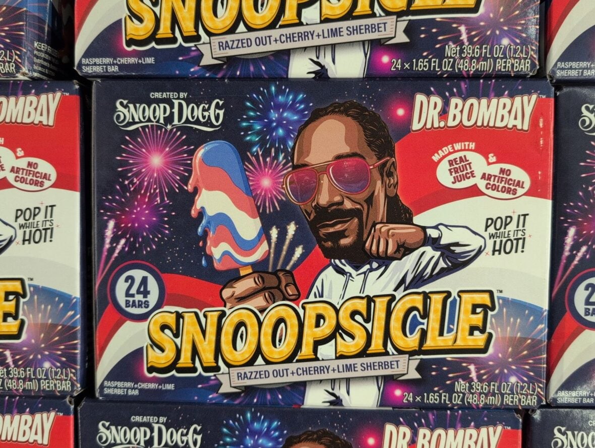 Dr. Bombay Snoopsicle at Costco