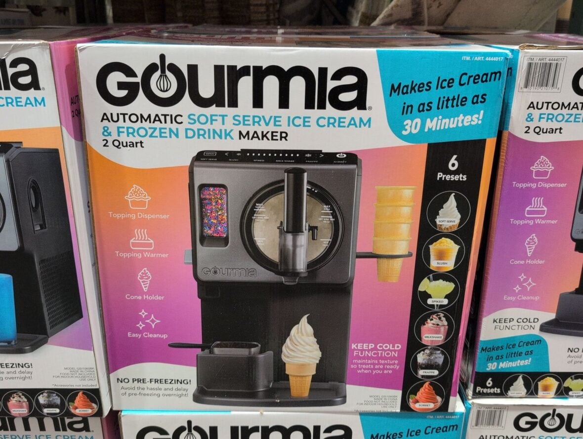 Gourmia Automatic Soft Serve Ice Cream & Frozen Drink Maker at Costco