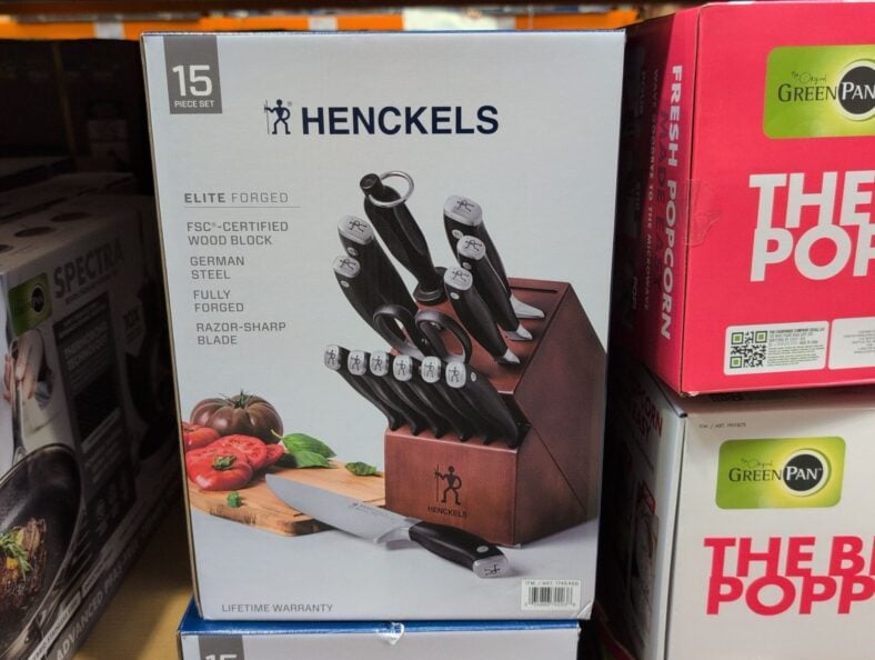 Henckels Forged Elite 15pc Knife Block Set at Costco