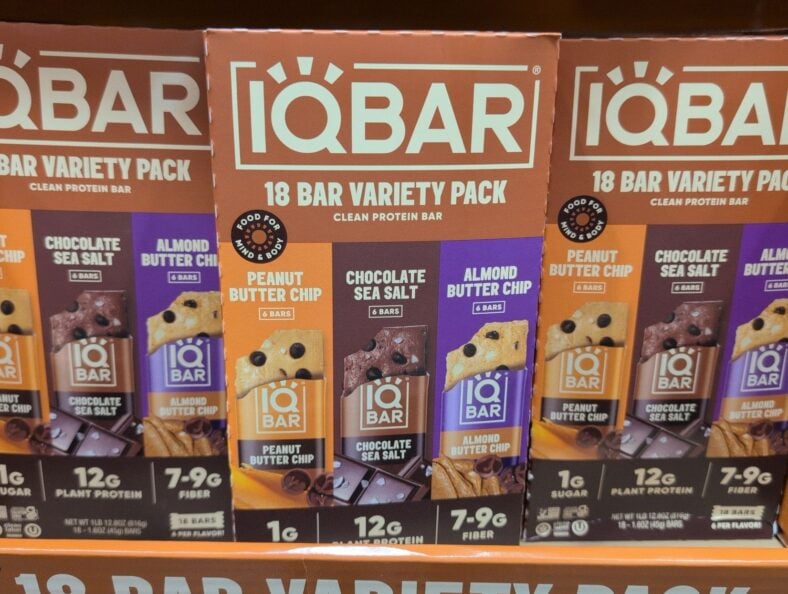 IQBAR Protein Bar Variety Pack at Costco