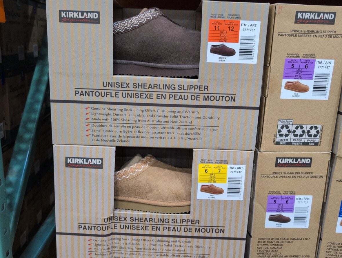 Kirkland Signature Unisex Shearling Slipper at Costco