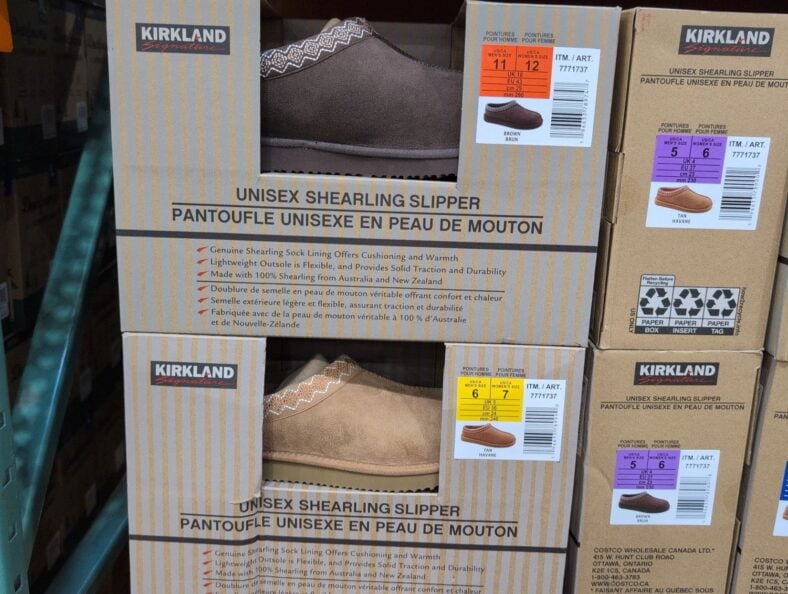 Kirkland Signature Unisex Shearling Slipper at Costco