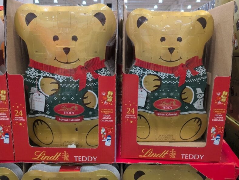 Lindt Teddy Advent Calendar at Costco