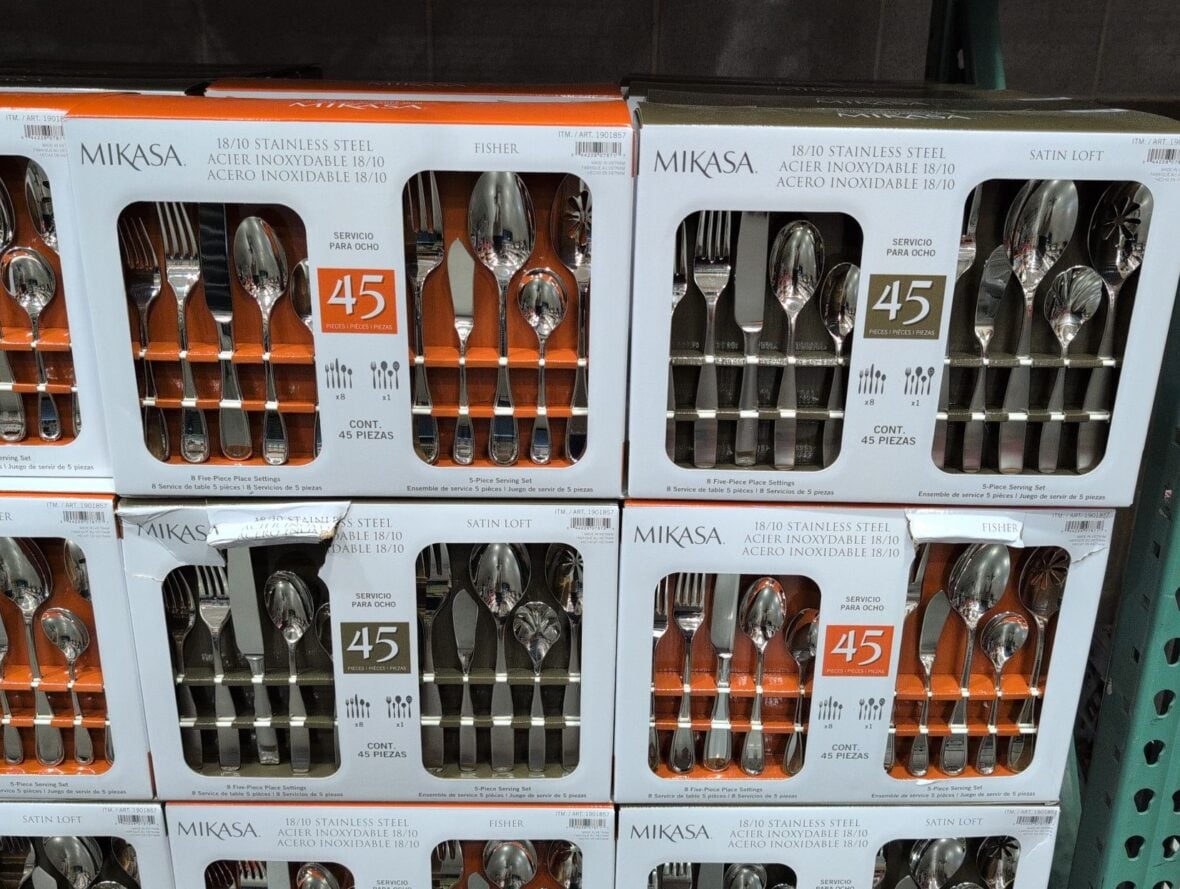 Mikasa 45-Piece Flatware Set at Costco