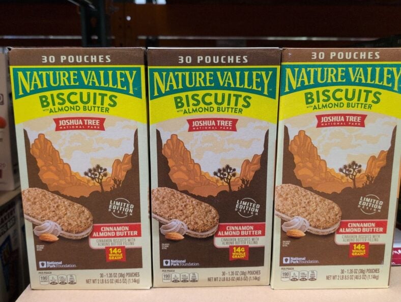 Nature Valley Biscuits with Almond Butter Joshua Tree Edition at Costco