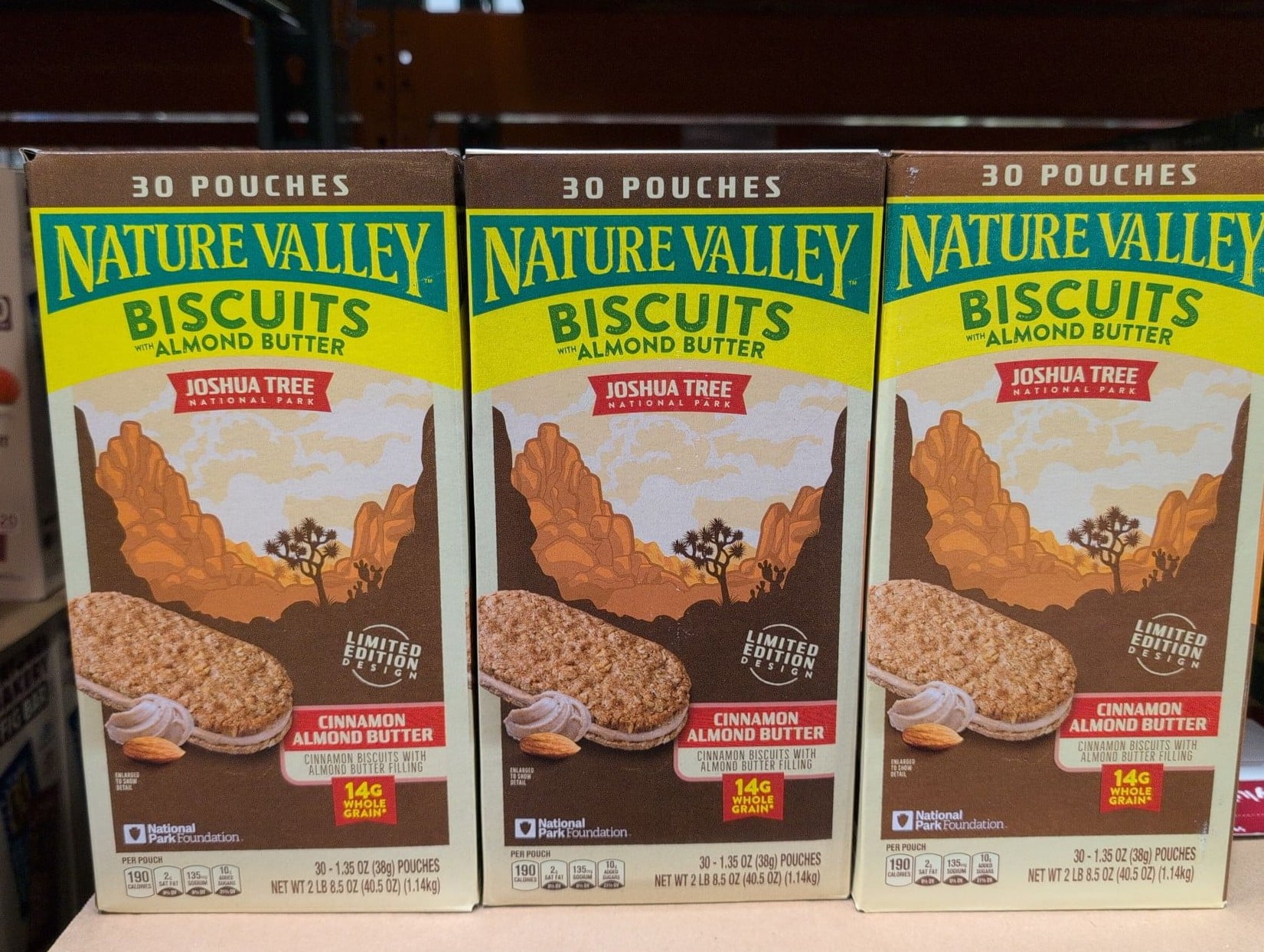 Nature Valley Biscuits with Almond Butter Joshua Tree Edition