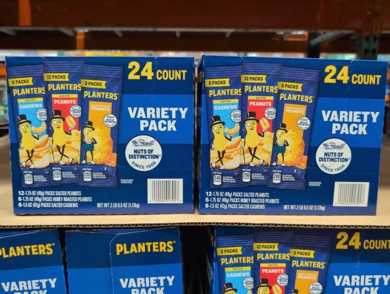 Planters Tube Nuts Variety Pack at Costco